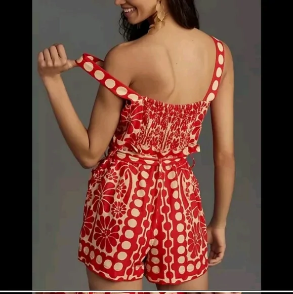 Farm Rio Red Palermo Romper - Picture 3 of 4